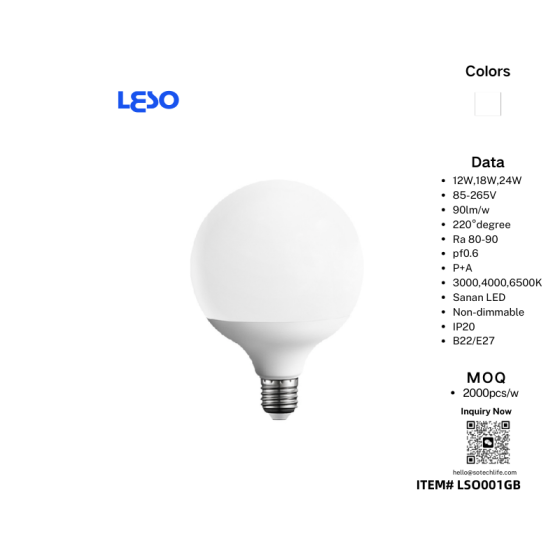 Led globe bulb