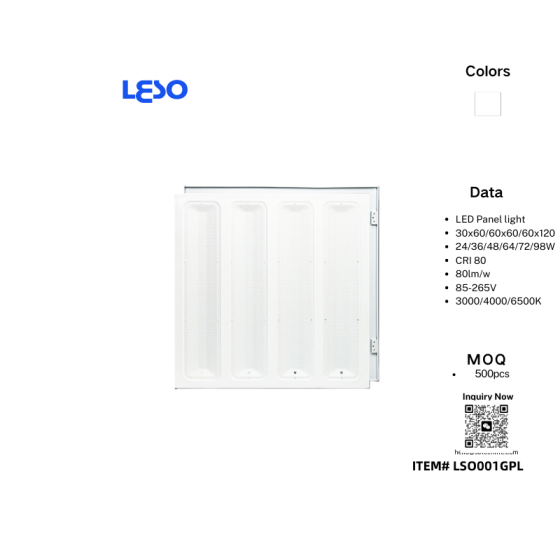Led grill panel light