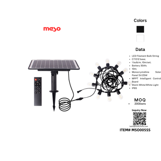 Solar C7 RGB string lights